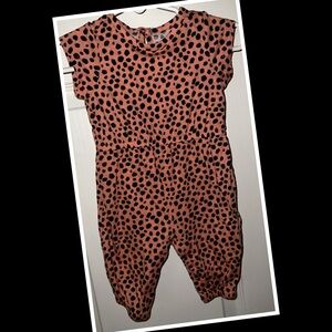 Old Navy Baby Girl 0-3m Coverall🐆EUC🐆